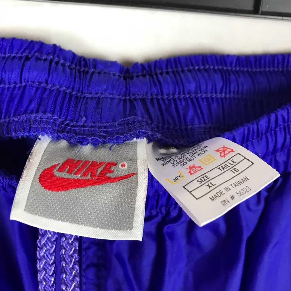 Vintage 1990s Nike Swoosh Track Suit Windbreak Set Jacket & Pants - Picture 7 of 8